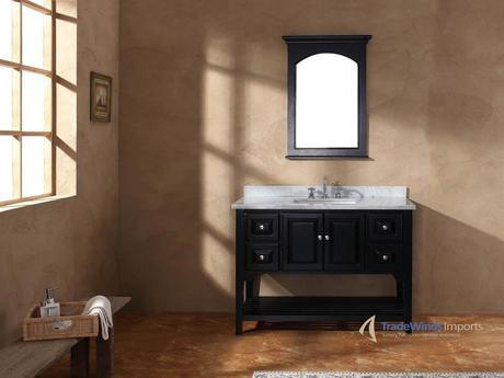 Timeless transitional vanity design never runs out of style