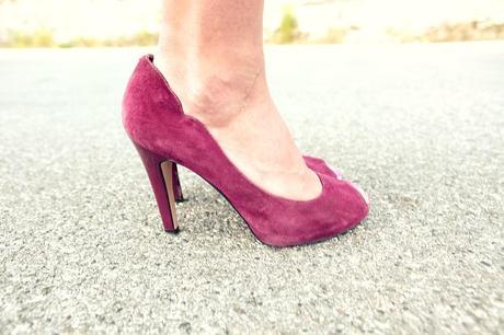 Fall Colors, DKNY Skirt, Nine West Shoes, via TJ Maxx, Tanvii.com