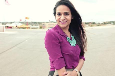 Fall Colors, DKNY Skirt, Nine West Shoes, via TJ Maxx, Tanvii.com