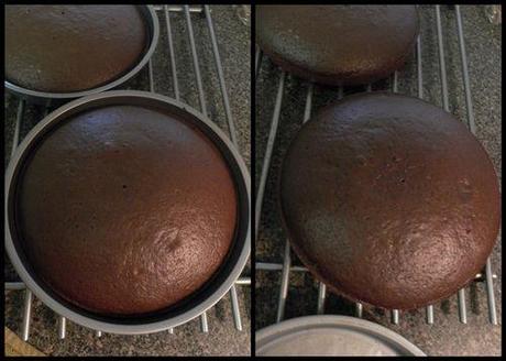 Perfectly simple chocolate cake - collage2