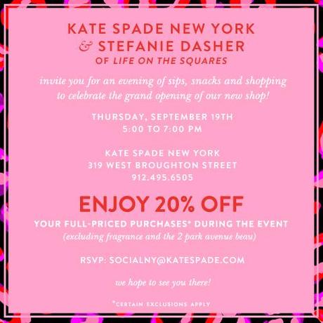 kate spade_Savannah Store Opening