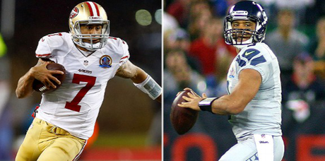 Colin Kaepernick vs Russell Wilson 2013 Week 2