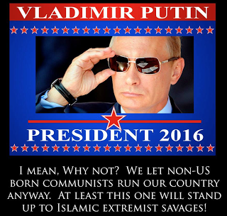 Putin For President 2016 Is Going Overboard  (Video)