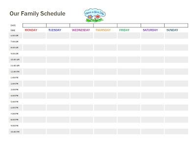 Getting Your Family's Schedule Together