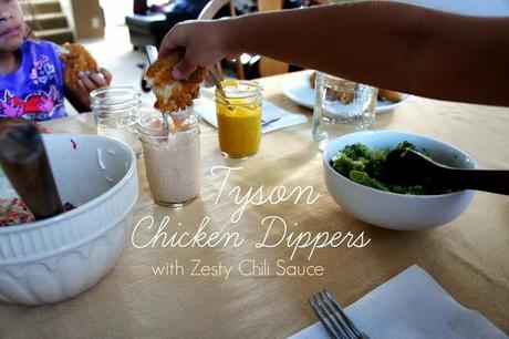 Tyson Chicken Dippers with Zesty Chili Sauce Recipe #shop