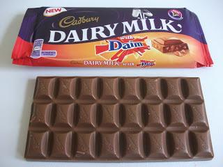 New! Cadbury Dairy Milk with Daim Review