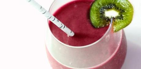 Rasberry Kiwi Fruit Smoothie