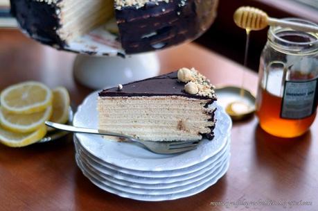 Luscious Honey Chocolate Layered Cake / Ароматный Медовик в Шоколаде