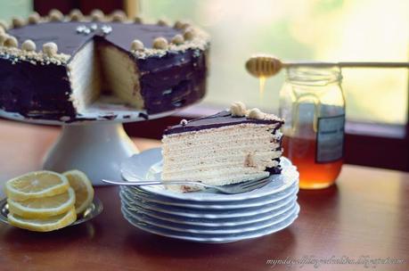 Luscious Honey Chocolate Layered Cake / Ароматный Медовик в Шоколаде