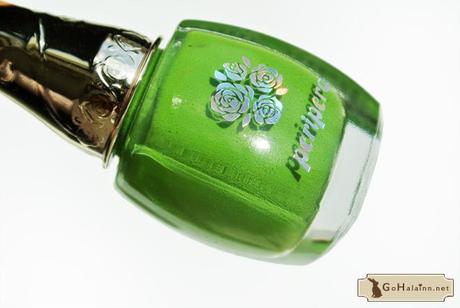 Peripera Rose Nail GR302 Vanilla Green Nail Color Review