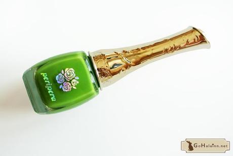 Peripera Rose Nail GR302 Vanilla Green Nail Color Review