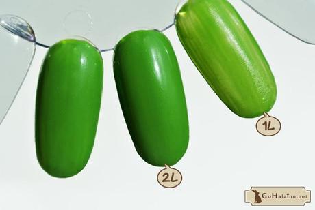 Peripera Rose Nail GR302 Vanilla Green Nail Color Review