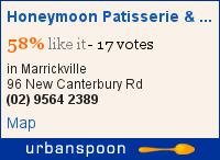 Honeymoon Patisserie & Coffee Lounge on Urbanspoon