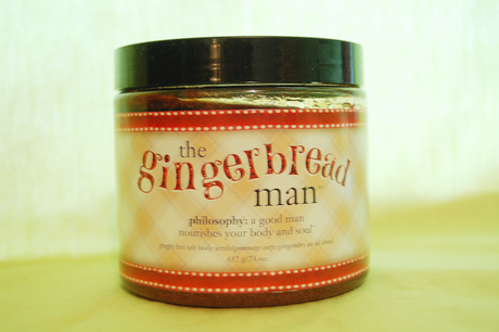 philosophy gingerbread man salt scrub