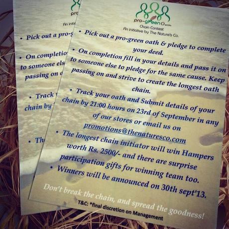 PR: The Pro-Green Oath - an initiative of The Nature's Co.