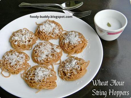 WHEAT FLOUR IDIYAPPAM | GODHUMAI IDIYAPPAM | HEALTHY BREAKFAST DISH