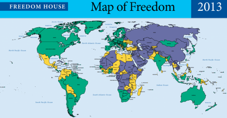 Freedom House's Freedom in the World report shows there is still much work to be done.