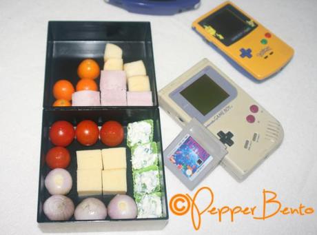 Tetris Game Boy Bento Box