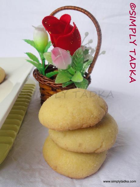 Nan Khatai/  Indian Butter Cookies