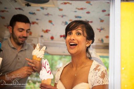 Bride Serves IceCream at BlackHeath