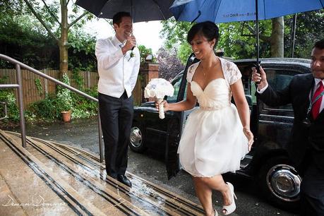 Bride Arrives at BlackHeath