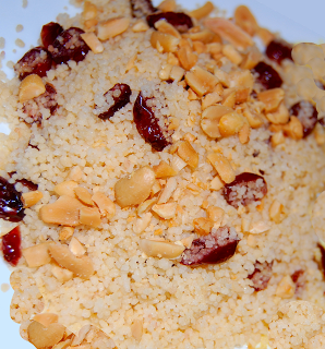 Couscous with Cranberries and Toasted Peanuts