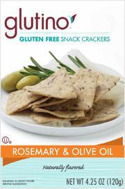 Gluten free product review: Glutino’s September roundup Rosemary-Crackers