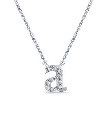 Pick Of The Day: Diamond Initial 'A' Pendant Necklace