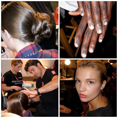 Elizabeth Arden Red Door Spa Backstage at Brandon Sun Spring 2014 Show