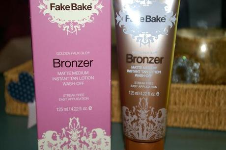 Fake bake golden faux glo bronzer