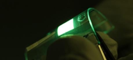 OLED emit homogeneous planar light and may be applied to flexible carrier materials. (Photo: Ralph Eckstein)