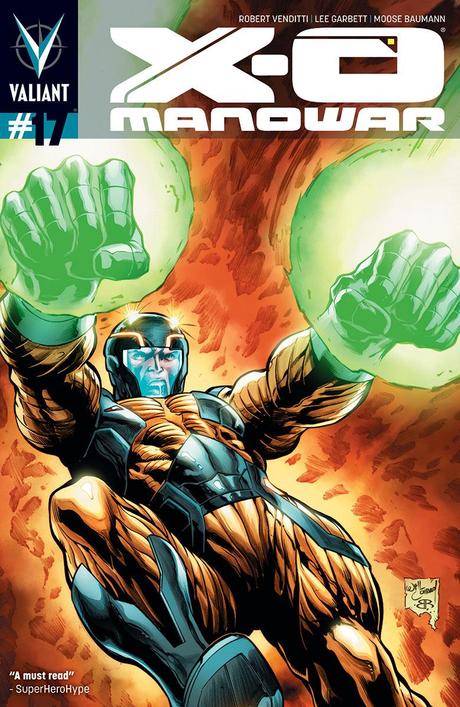 Special Advanced preview of X-O Manowar #17 in stores 9/18