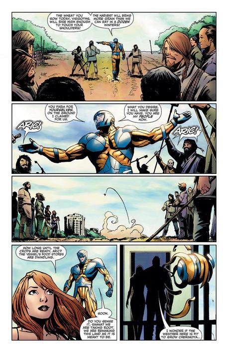 Special Advanced preview of X-O Manowar #17 in stores 9/18