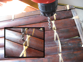 DIY: Vintage Suitcase turned into a Foot of the Bed Table