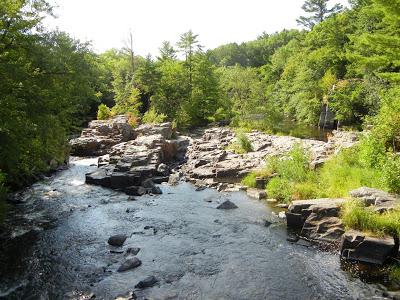 River Bed Exposed:  Dells of Eau Claire River