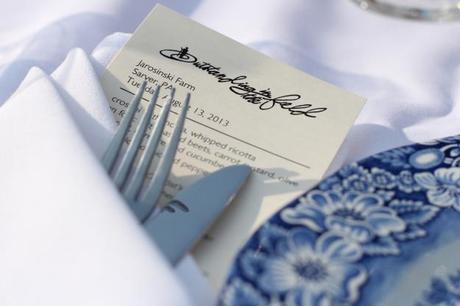Menu and Placesetting