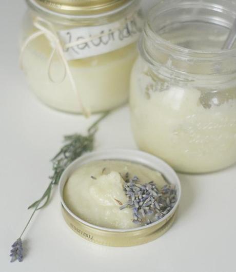 lavender body butter& lotion DIY (vegan).