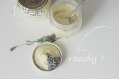 lavender body butter& lotion DIY (vegan).
