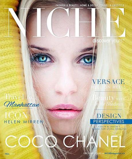 NICHE Fashion and Beauty Magazine features Helen Mirren, Coco Chanel, Versace and an excerpt from The Maybelline Story