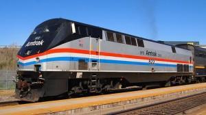 Amtrak #822 GE P40DC 40th Anniversary Paint Scheme photographed iat Suisun City Station/Flickr user Jack Snell