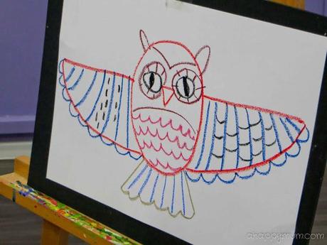 Hoot! Goes her snowy owl {Review of heART Studio}