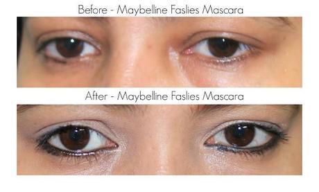 Review | Maybelline Falsies Volume Express Mascara - Before and After