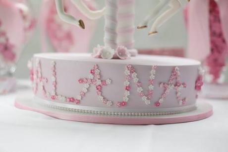 Pink Carousel Themed Christening Party  by Le Petit Party