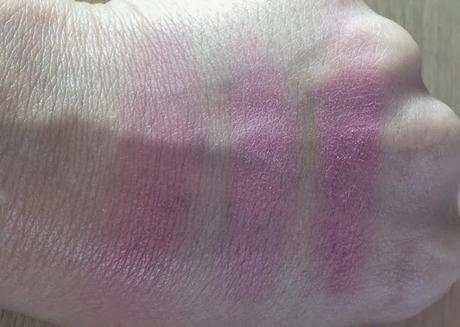 M&S; Cardboard Pink Minx Blush Swatches