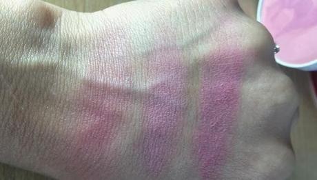 M&S; Cardboard Pink Minx Blush Swatches