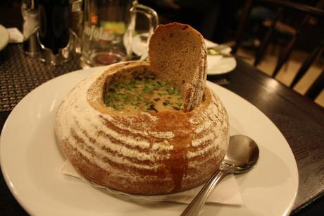 bread bowl soup prague