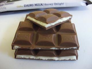 New! Cadbury Dairy Milk Snowy Delight (Limited Edition) Bar Review