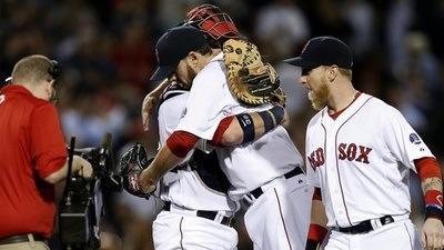 John Lackey, Jarrod Saltalamacchia, Mike Carp