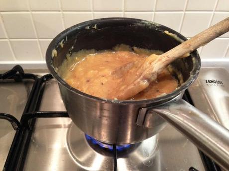 making caramel from condensed milk how to banoffee flavour thicken for traybake banana