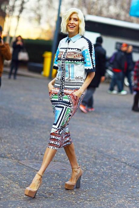 fashion-streetstyle:

(via Elena Perminova in Mary Katrantzou...